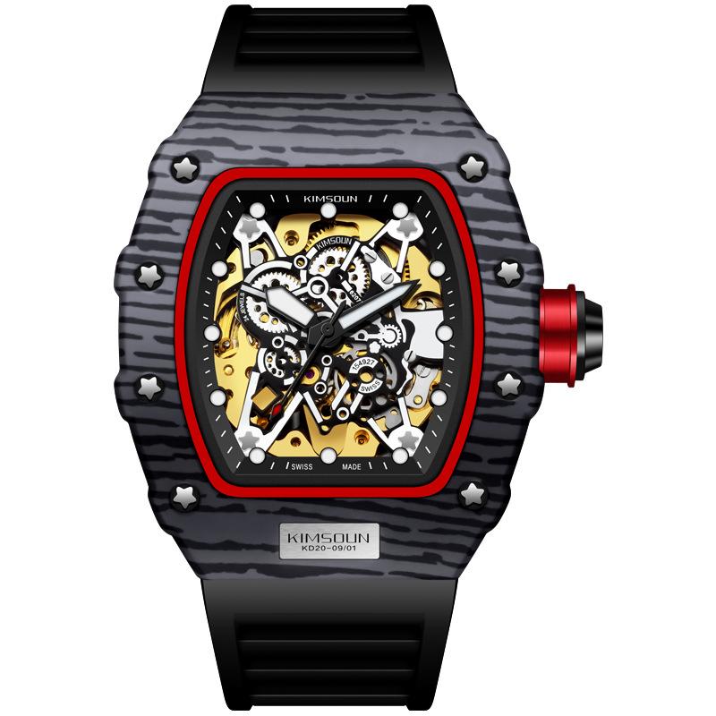 Wristwatches 2021 Creative Fashion Trend Sports Watch Miller Hollow Automatic Mechanical Men's Factory Direct Sales-image-700785861