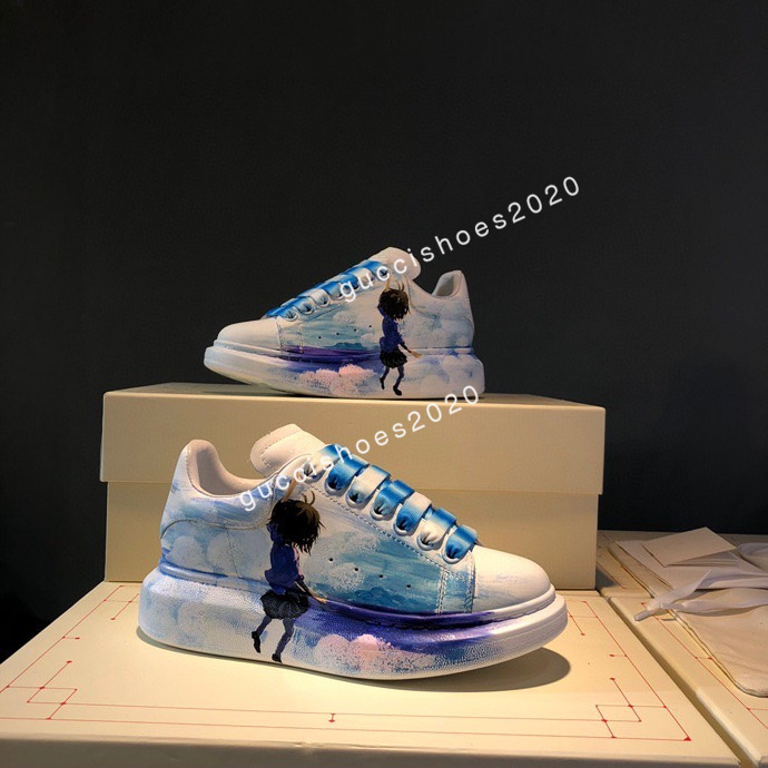 

2022 Designer Men's women's Comfortable Casual Shoes Classic Oxford Full Grain Leather Sneakers Dress Shoe Tennis Thick Sole White Trendy Ladies Trainers, 03