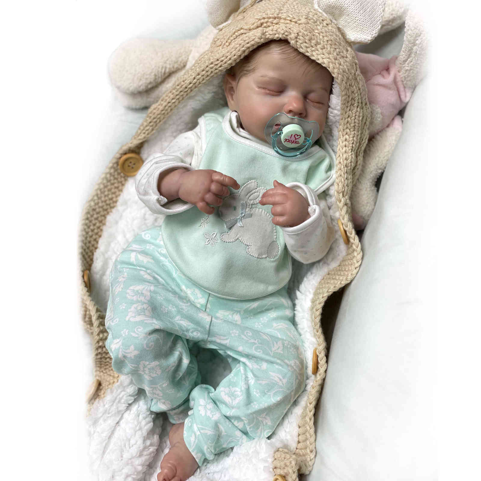 

19" Reborn Dolls Realistic Newborn Baby Toy For Children Boneca Renascida Brinquedo Bebe Para Crianas H1124