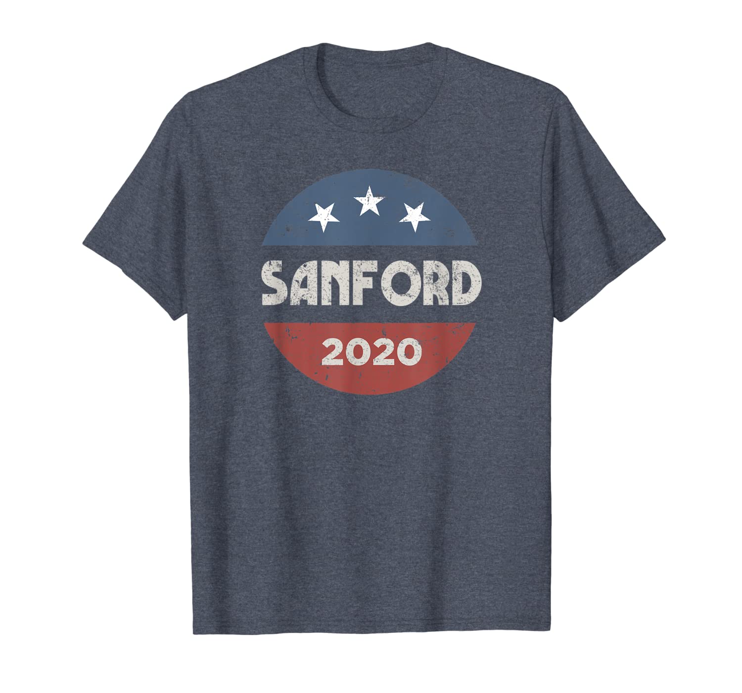 

mark sanford 2020 for president campaign election t-shirt, White;black