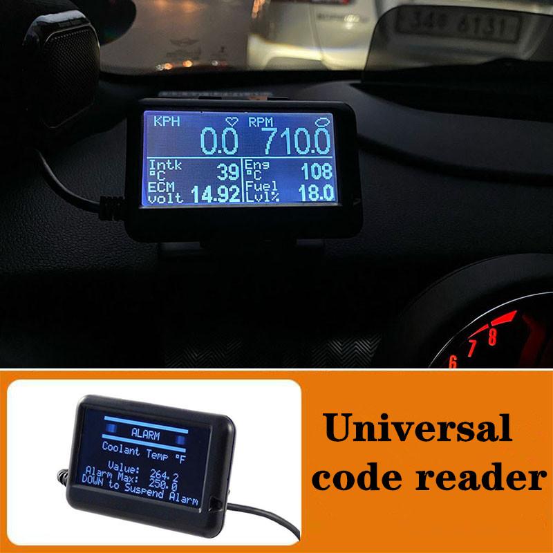 

Code Readers & Scan Tools UltraGauge Automobile General Accessories OBD2 OBD Scanner Reader Gauges Mileage Calculator EM Plus V1.2
