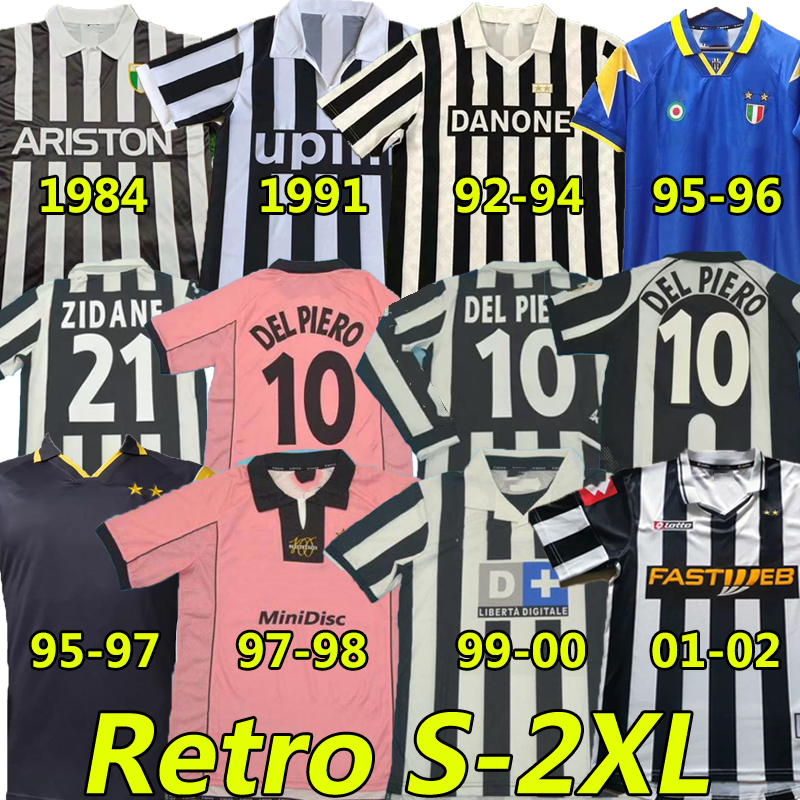

DAVIDS Retro soccer jerseys ZIDANE football shirt 1984 91 92 94 95 96 97 98 99 2000 01 02 03 04 05 11 12 14 15 17 18 DEL PIERO jersey INZAGHI Classic Vintage maillot de foot, Youwen 1991 home