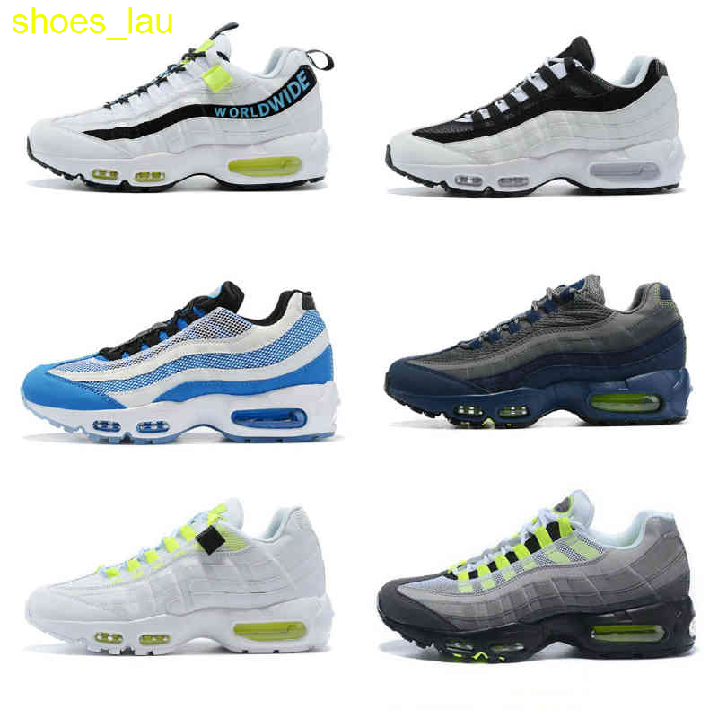

Top Quality 95 Running Shoes Yin Yang OG s Black White Worldwide Seahawks Particle Grey Neon 95s Laser Fuchsia Red Men Women Sports, P0045