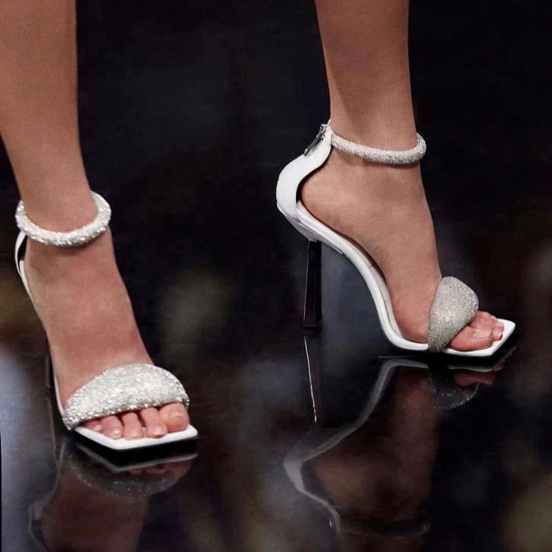 

Sandals Women 2021 Fashion Sexy High Heels Party Pumps Shoe Summer Shoes For Footwear High-Heeled, Black