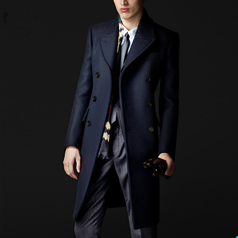 

Classic Writer One-Piece Suit Wedding Tuxedos wool Mid-length Long Sleeve Wedding Dresses Custom Made Bridal Gowns New design suit 2021, Royal blue