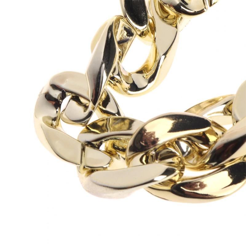 

Cat Collars & Leads Cuban Link Thick Chunk Chain Necklace Dog Safety Collar Pets Jewelry JW