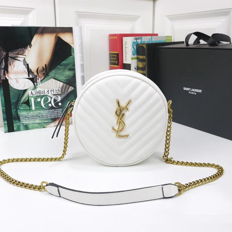 

YSL Women Chain Crossbody Evening Bags Lady Leather Handbag Purses Wallet Purse Female Messenger Bag with box 2021