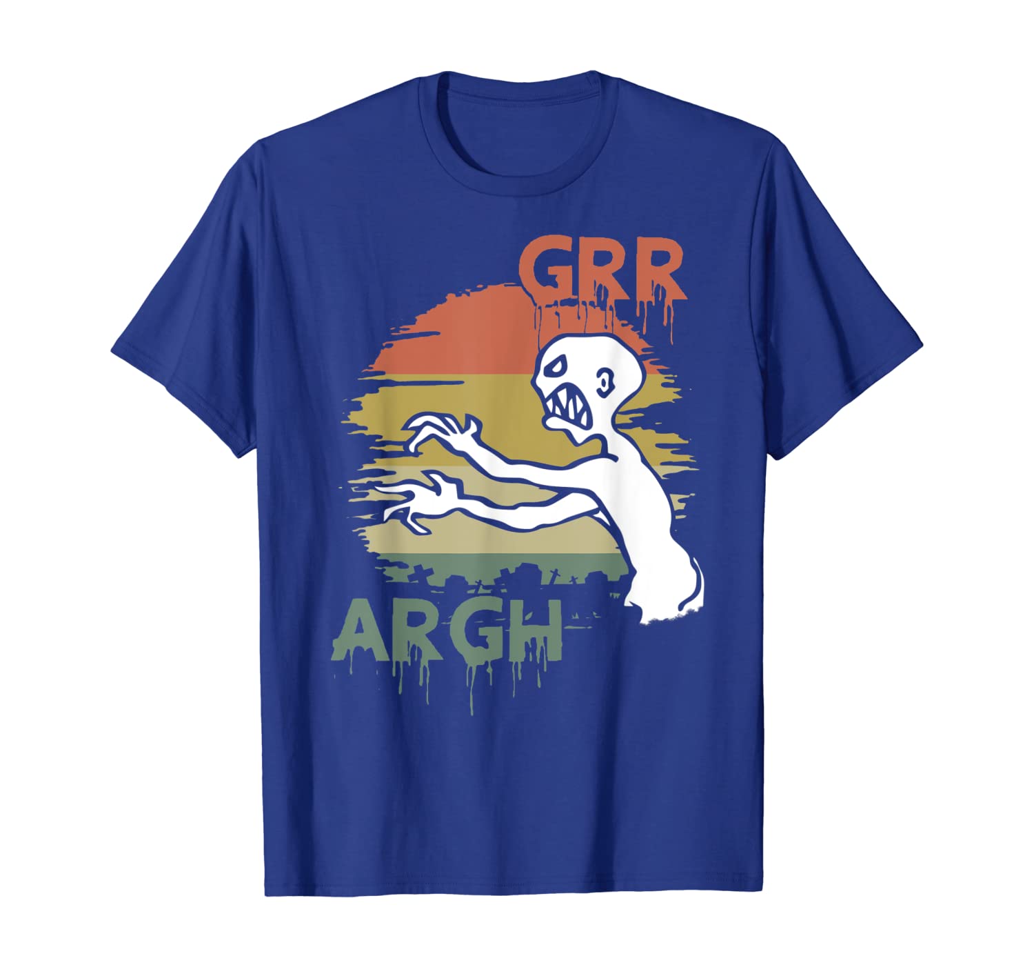 

Zombie Grr Argh vintage T-Shirt, White;black
