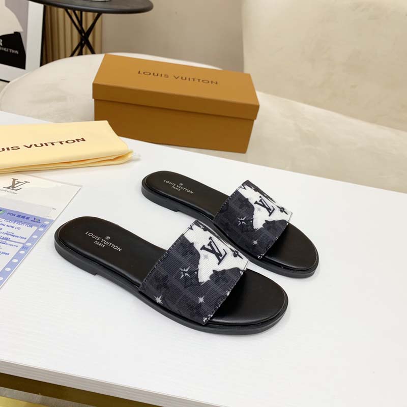 

Luxury Brand Sandals Designer Slippers Slides Floral Brocade Genuine Leather Flip Flops Women Shoes Sandal bagshoe1978 0125, #13