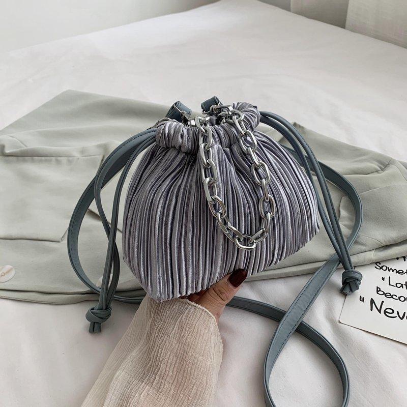 

Silver Chain Corduroy Bag For Women 2021 Summer Armpit Lady Shoulder Handbags Female Folds Travel Hand Bolso Mujer Sac Bags, Pink