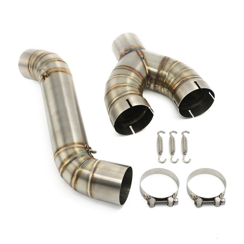

Motorcycle Exhaust System For S1000RR 2009 - 2021 2014 S1000R HP4 Connector Middle Link Pipe Muffler Modified S1000 RR