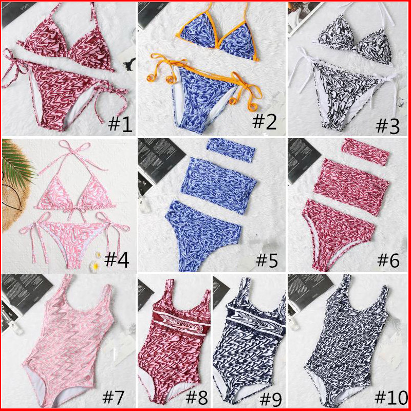 

Fashion Mix 10 Styles Women Swimsuits Bikini set Multicolors Summer Time Beach Bathing suits Wind Swimwear High Quality, Do#5