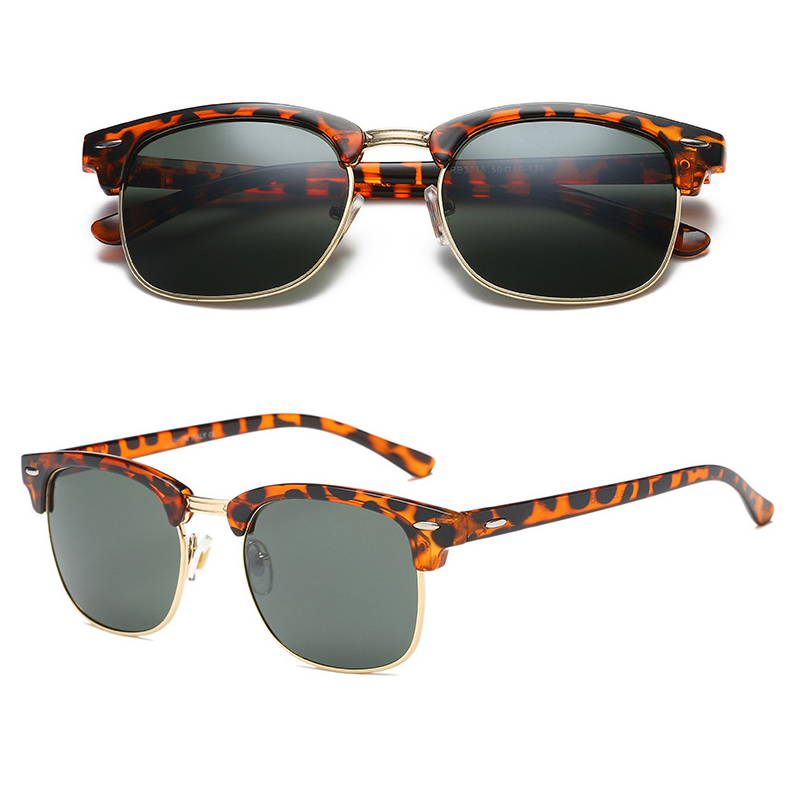 

style sunglasses Fashion trend half-frame UV protection Sun glasses different colors #3016 item