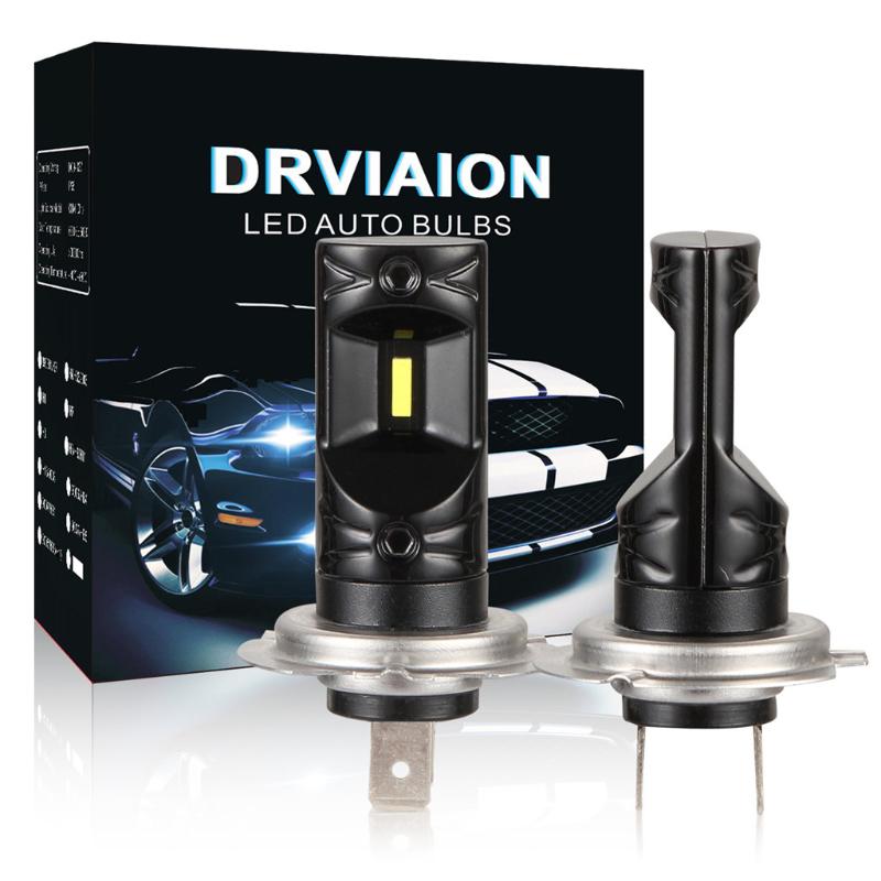 

Car Headlights Kongyide Light H7 Led 6500k Fog 80W Bulb Driving Lamp White High Power Accessories For Ju24