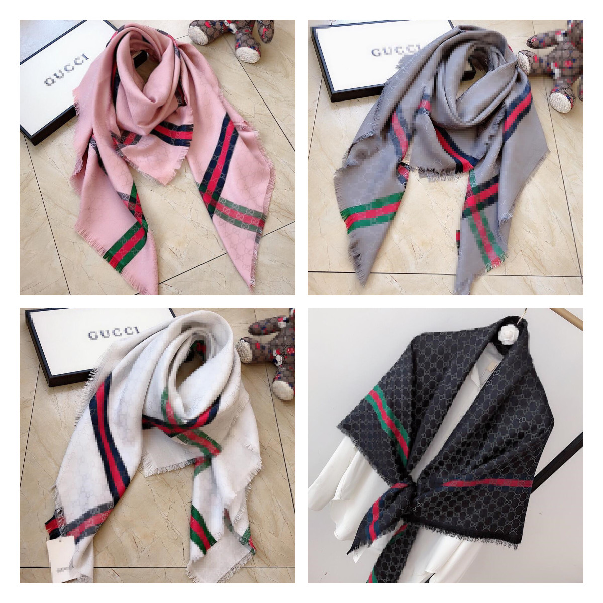 

90-180cm brand scarves womens senior long Single layer chiffon silk shawls GGGG Fashion tourism soft Designer luxury gift printing Scarf