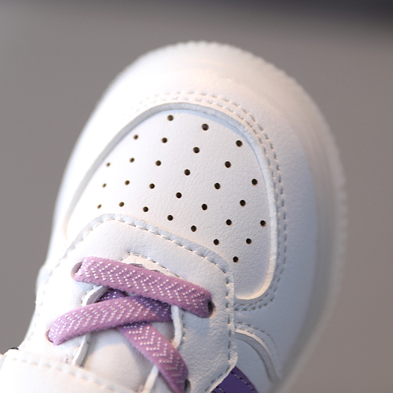 

Size 21-30 Baby LED shoes With Lights Children Sneakers With Wings Luminous Shoes For Kids Boys Girls Glowing Sport Boys Shoes, Black