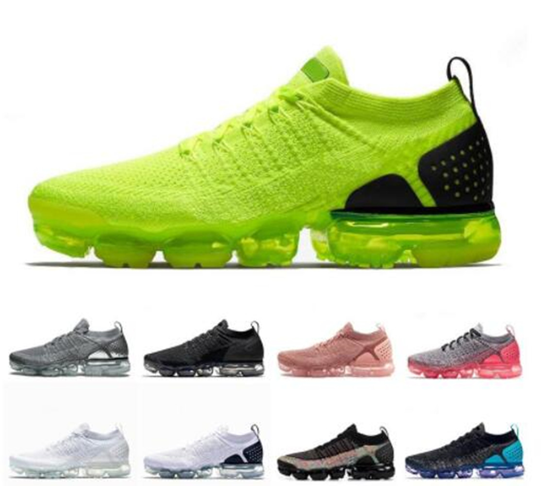 

2020 new Men air Running Shoes Vapourmax Fly 2.0 Knit 3.0 max Triple Black Sports Vapor Women Volt Orca Trainers Cushion Sneaker, White