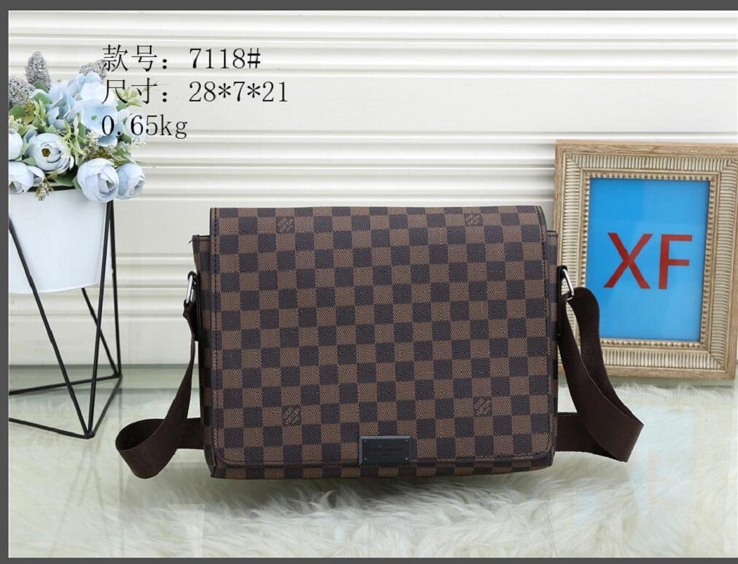 

1 25 LV LOUIS 1 VITTON Men Bags Designer Handbag Briefcase Laptop Shoulder Bag Messenger Bag Totes Cosmetic Bag, Red;black