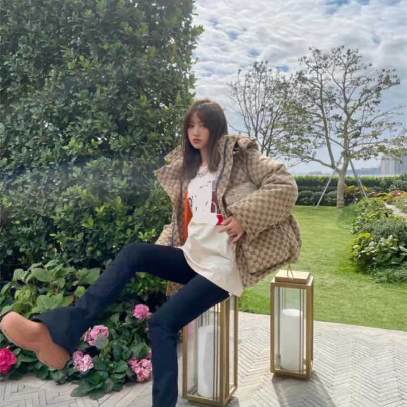 

Lovers' Coat Thickened Down Coat Men' and Women' Winter Warm Coat 211108, Black