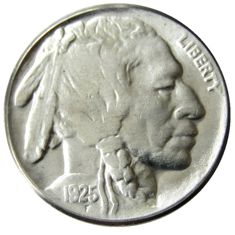 

US 1925P/S/D Buffalo Nickel Five Cents Copy Decorative Coin home decoration accessories