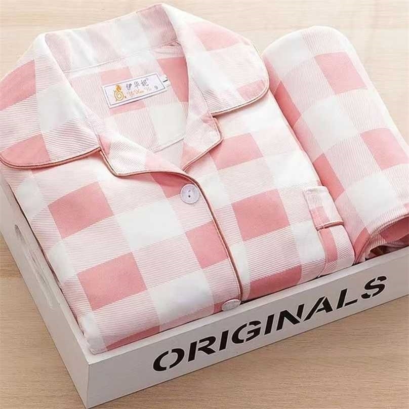 

QWEEK Sleep Tops Pijama Mujer Invierno Sleepwear Autumn Home Clothes for Women Pyjamas Female Set Pajamas Homewear Pigiama Donna 211109, Laoshu