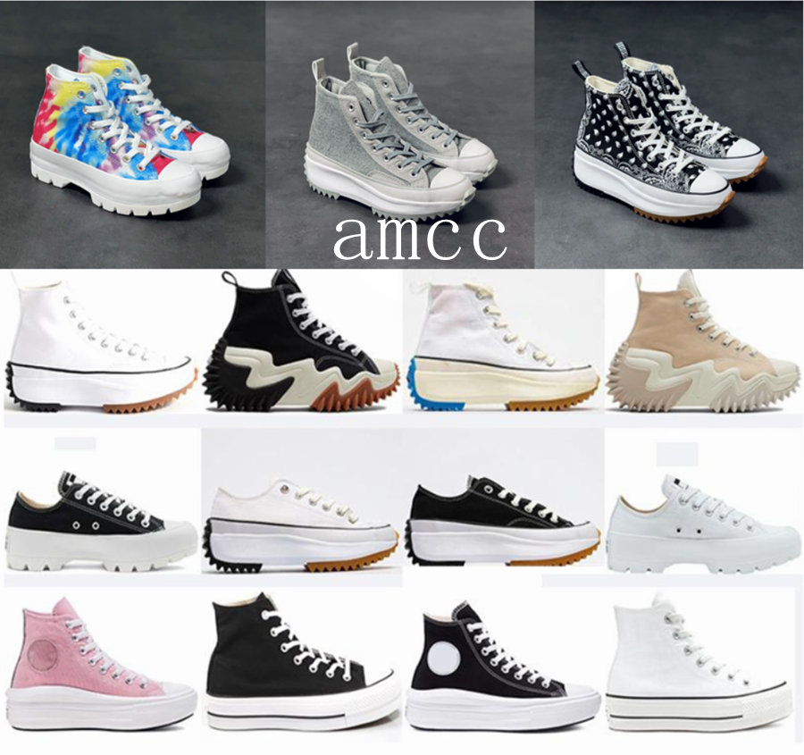 

2022 Classic Canvas Womens Casual Shoes Chucks Sneaker Platform Shoe Triple Black White High Low Woman Sport Stars Lugged Taylor Run Hike Motion Sneakers With Box, 12