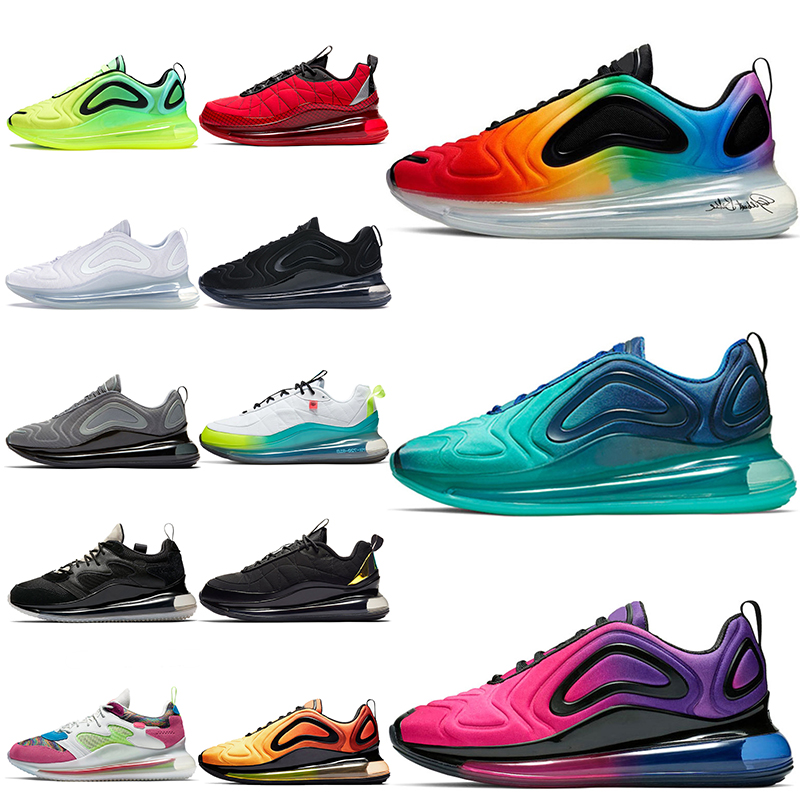 

720 Wholesale Women Mens Running Shoes Be True Air Max AirMax Sea Forest Sunset 720-818 Worldwide White Black OBJ Multi-Color Joggin
