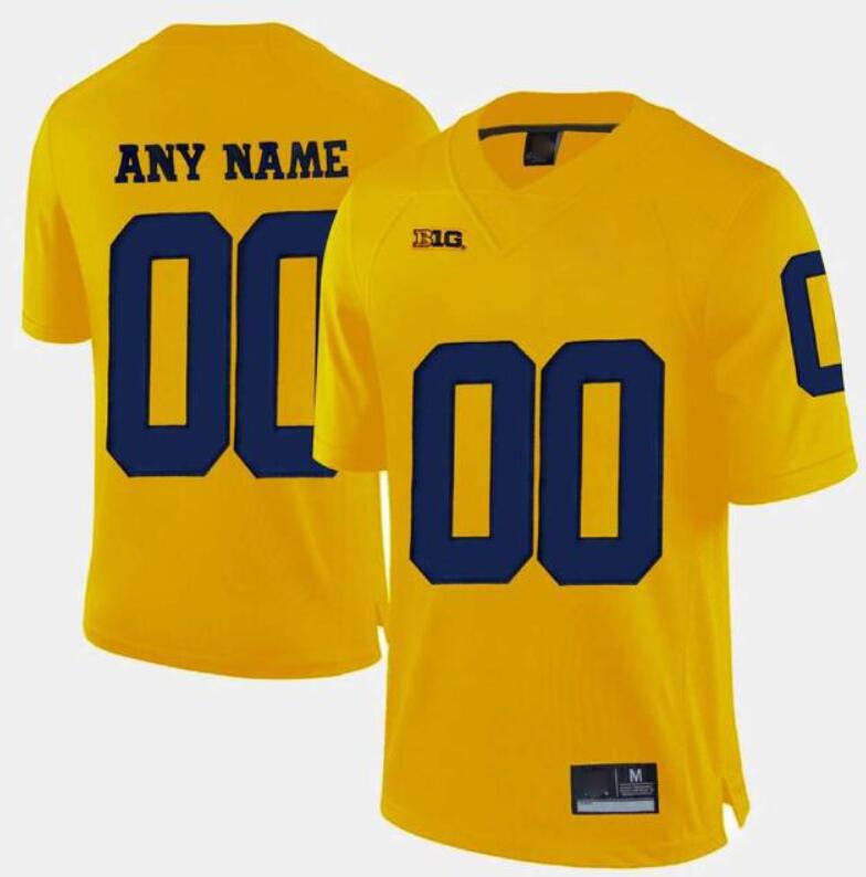 

Professional Custom NCAA College Jerseys Michigan Wolverines Jersey Logo Any Number And Name All Colors Mens Football shirts a1