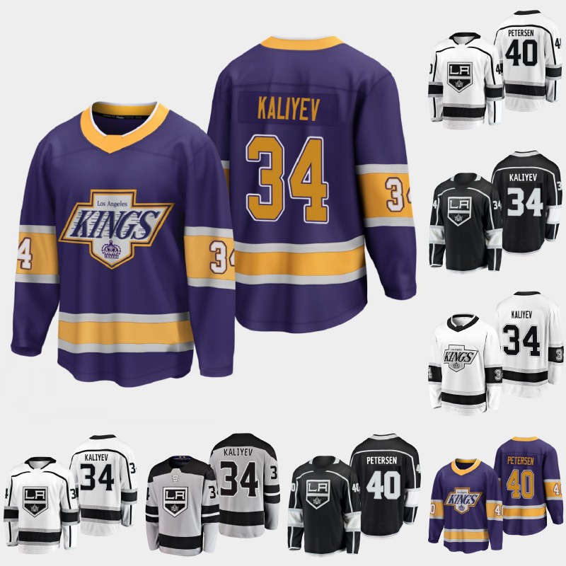 

#32 Jonathan Quick Jersey Los Angeles Viktor Arvidsson Dustin Brown Drew Doughty Mikey Anderson Brendan Lemieux Phillip Danault Brett Sutter Anze Kopitar Jerseys, Mens gray s-xxxl