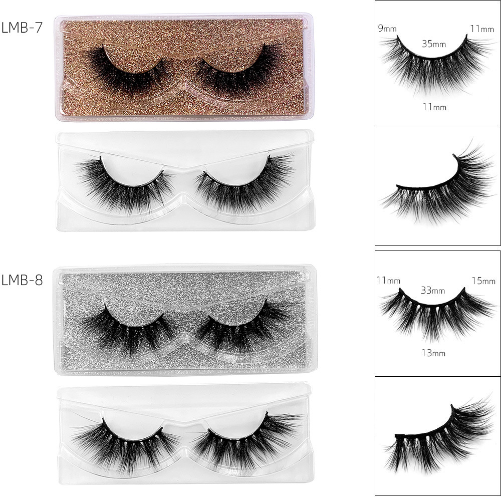 Soft Light Natural 3D Mink Fake Eyelashes Thick Multilayer Reusable Handmade False Lashes Extensions Eyes Makeup For Women Beauty Daily Use-image-734301092