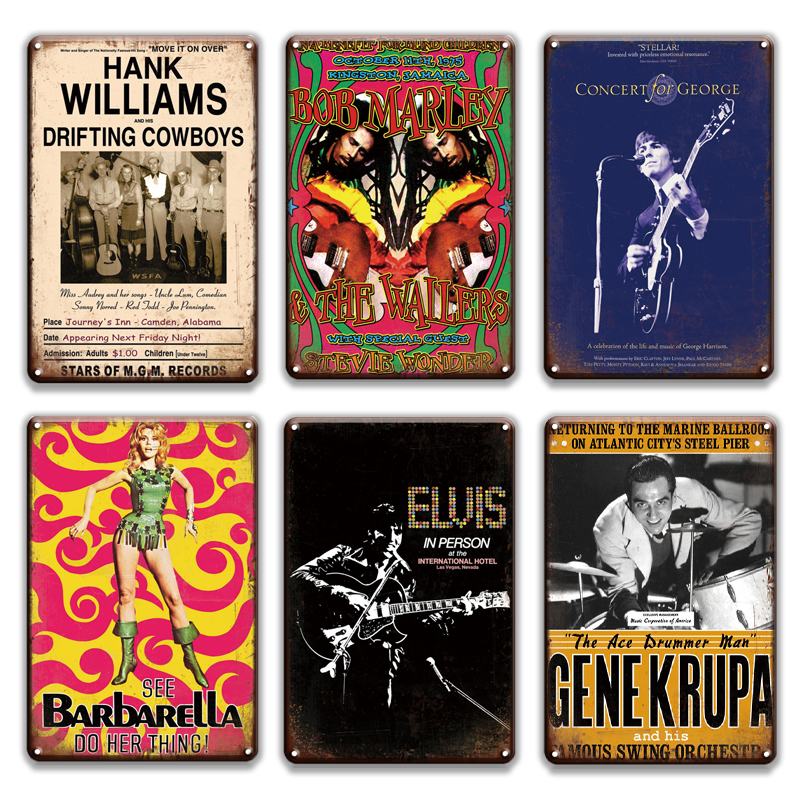 

bob metal tin sign vintage music star poster metal plate plaque retro man cave bar pub home wall decoration plaques