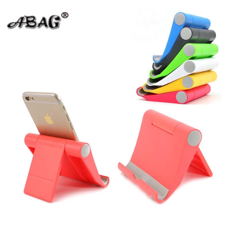 

Cell Phone Mounts & Holders ABAG Foldable Desk Holder Mount Stand For S20 Plus Ultra Note 10 11 Mobile Tablet Desktop