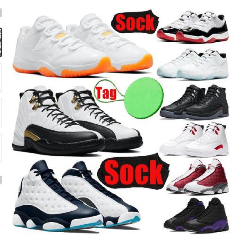 

With Tag 11s mens basketball shoes 11 12s 12 Royalty 13s men women trainers sports sneakers Shoe, Color 33