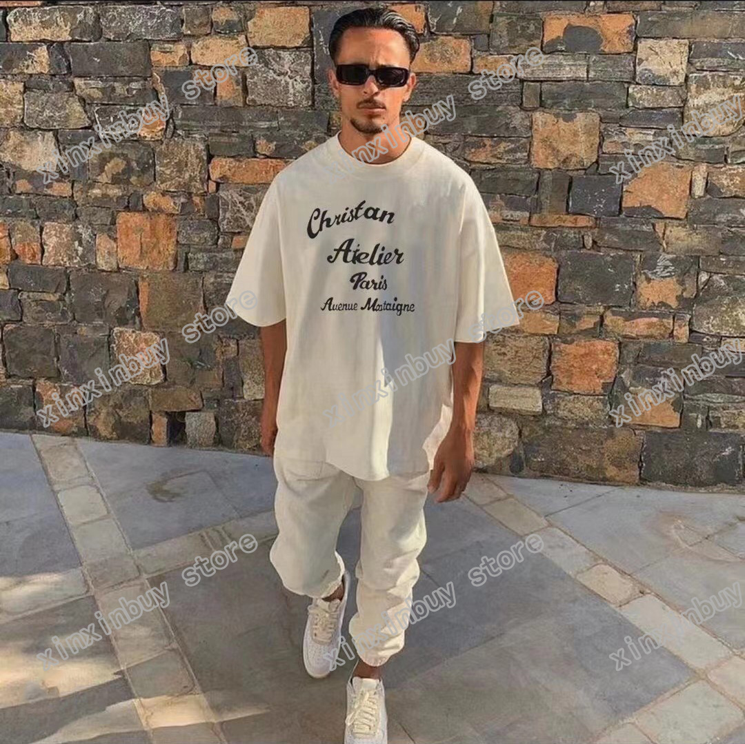 

21SS American summer latest high-quality simple letter printing animation peripheral joint men's designer fashion luxury exclusive casu, White;black