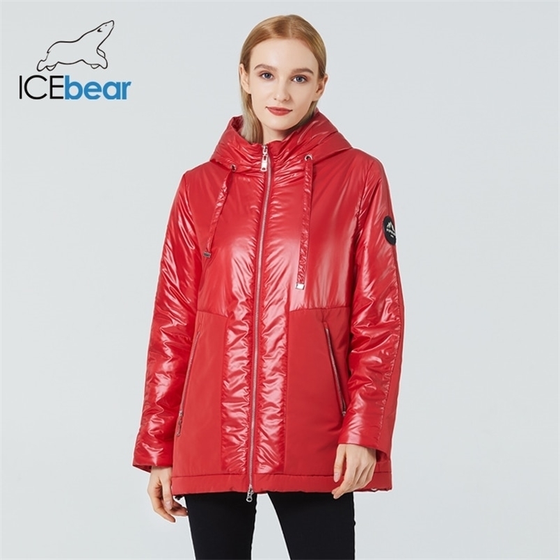 womens primary cotton-padded jacket fashionable hooded coat casual female apparel GWC21089I 210819
