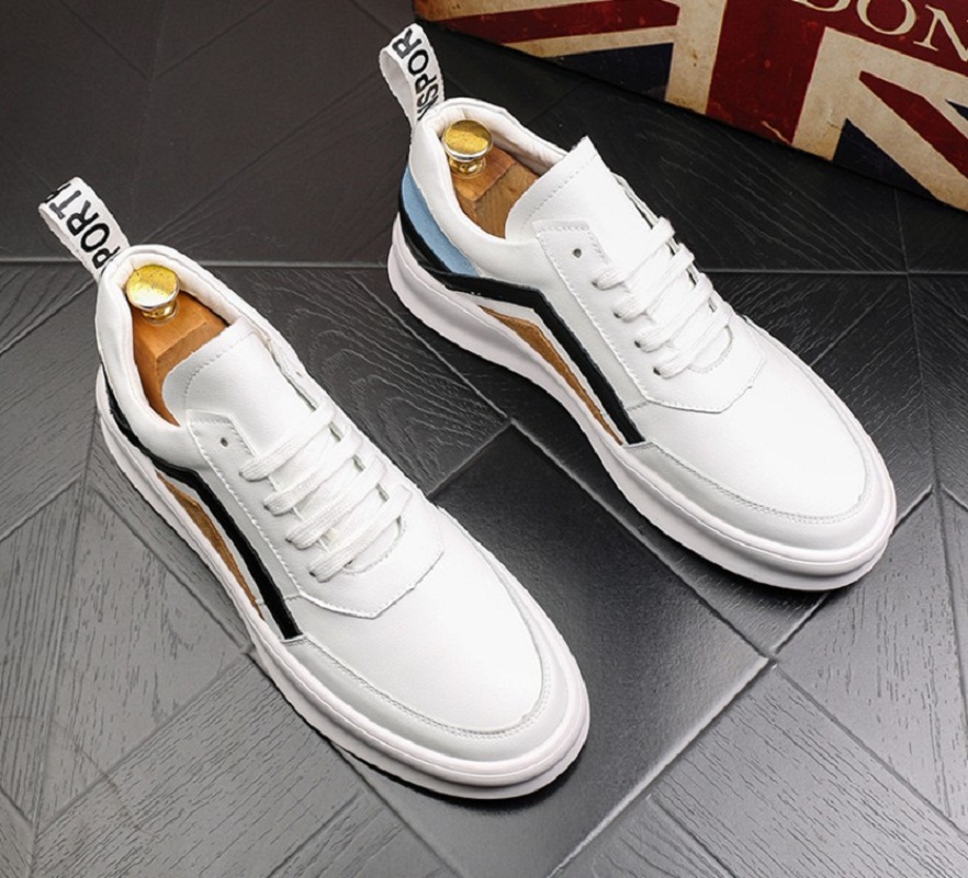 

New small white shoes Korean edition leather breathable casual shoe students fashion versatile board shoes warm shoes V50