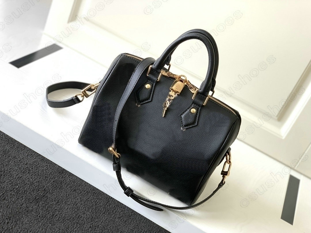 

Speedy 25 BANDOULIERES Bag Leopard Print FW21 Wild at Heart Prefall Handbag Retiro Women Shoulder Bags Luxurys Designer Cross body Key Lock Pouch Totes Purse Wallets, Customize