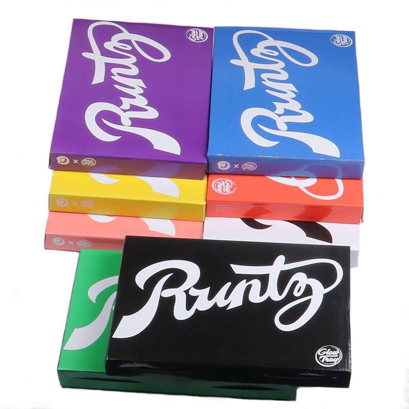 

Plastic tray like cakes LED Smoking accessories large luminous LEDs USB charging operation panel cigarette trays