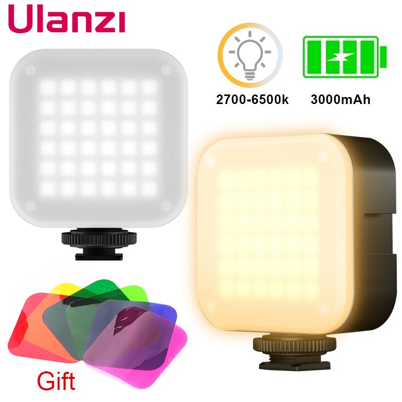 

Ulanzi U-Bright 2700k-6500k 750lm 7.5W Mini Led Video Light With Magnetic Diffuser 6 Colors RGB Effect Filter Vlog Fill Flash Heads