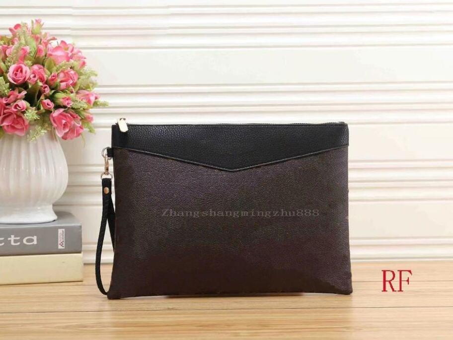 

Womens Clutch bag purse handbags wallet High Quality Large capacity lady Travel Cosmetic Wash bags 3color, 1 brown flower letter