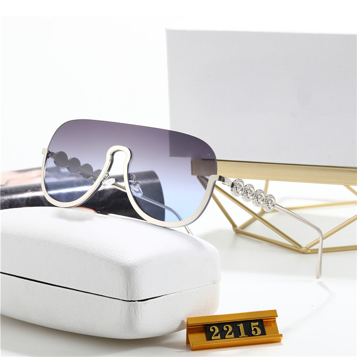 

2216 top Vintage Round Sunglasses Metal Frame Glasses Scuderia 2214 Lens cat eye band Eyeglasses 2215 mdm, White;black