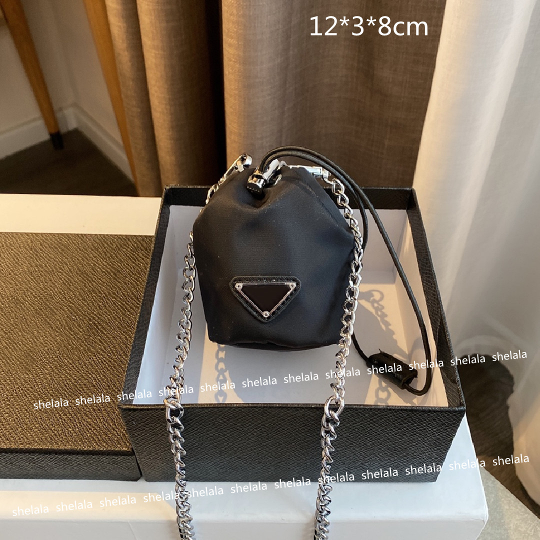 

2021 Mini Luxury Bucket Chain Bags Designer Crossbody Shoulder Bag Tiny Lady String Totes Women Cute Coin Purses Fashion Wallets with Triangle PD21071201, This price option is not for sale.