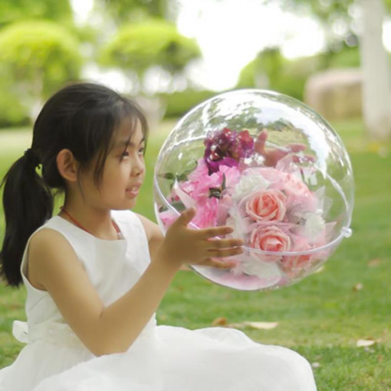 

Christmas Decorations Fillable Ball Transparent Shatterproof Plastic DIY Clear Wedding For Home
