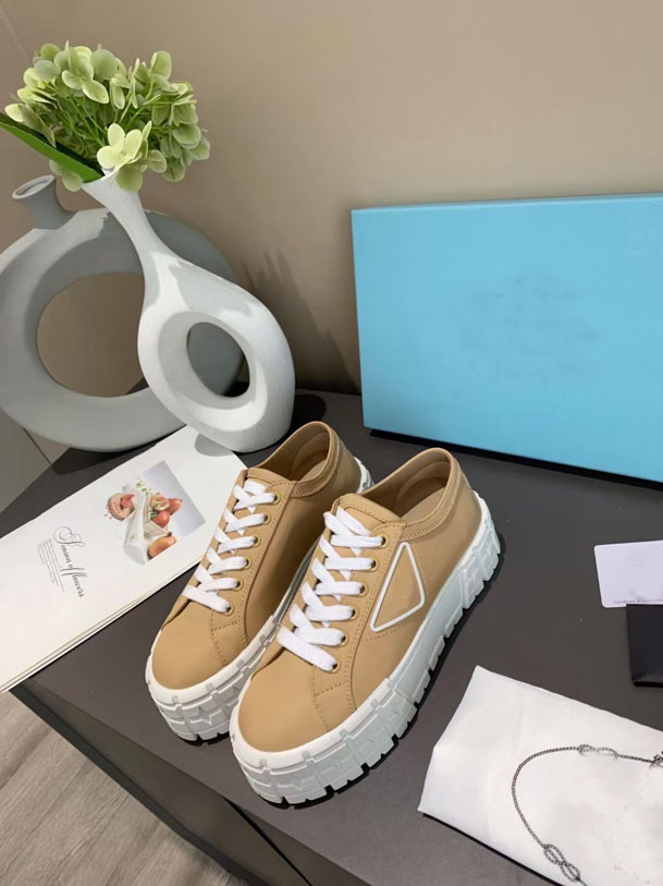 

Spring and autumn designer women's rock climbing shoes inclined technology B23 canvas fashion outdoor platform for two, bottom thickness 5cm, Box