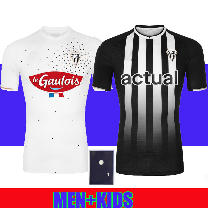 

21 22 maillots SCO Angers SOCCER JERSEYS home away Diony Fulgini 2021 2022 Boufal Capelle Bahoken Pereira Lage football uniforms tops thailand quality custoizem, Away 1