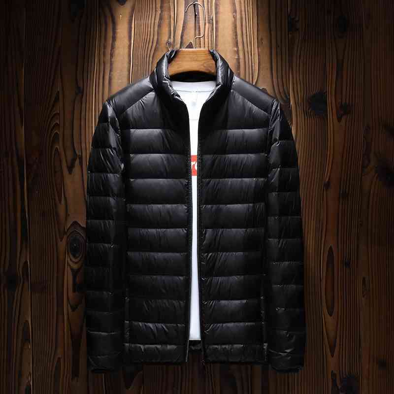 

Down 2021 autumn and winter new thin tide brand light down jacket men's wear, Black