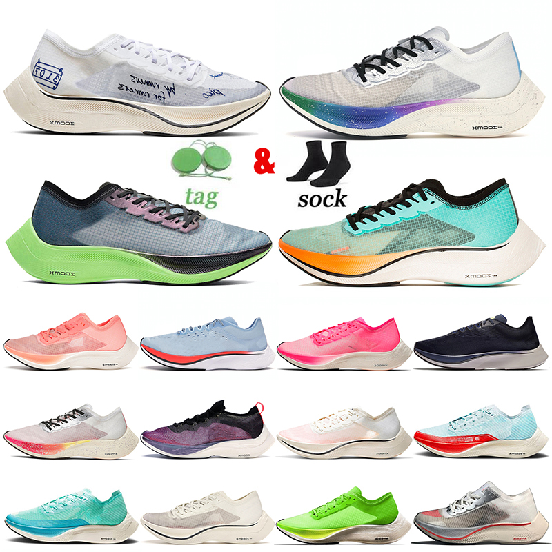 

2021 High Quality Air Zoomx Vaporfly Next% Running Shoes Black White Men Women Bright Crimson Obsidian Off Sail Hyper Jade Trainers Outdoor Sneakers, No.6 og 36-45