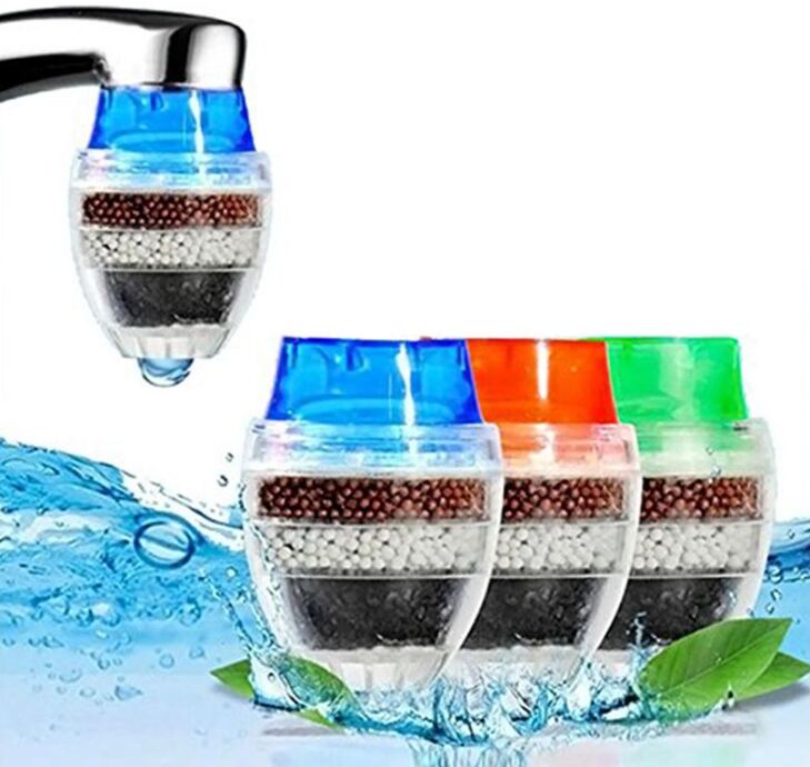 

Household Cleaning Water Filter Mini Kitchen Faucet Air Purifier Cartridge