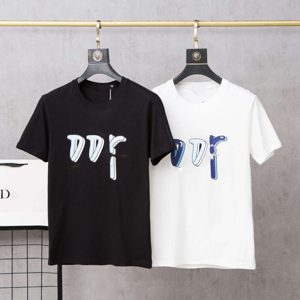 

Di Summer Mens Designer T Shirt Casual Man Womens Loose ees With Letters Print Short Sleeves op Sell Luxury Men Size he price, White