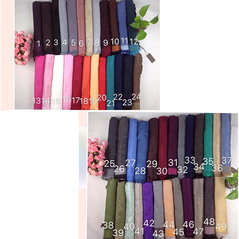 

Silk Scarf High Quality Luxury Design Scarf Women Fashion Soft Designer High-end Gifts Warm 140*140cm 49 Color with Box